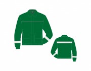 Куртка мужская  ЗМи, часть костюма, (пр-во,зеленый)  